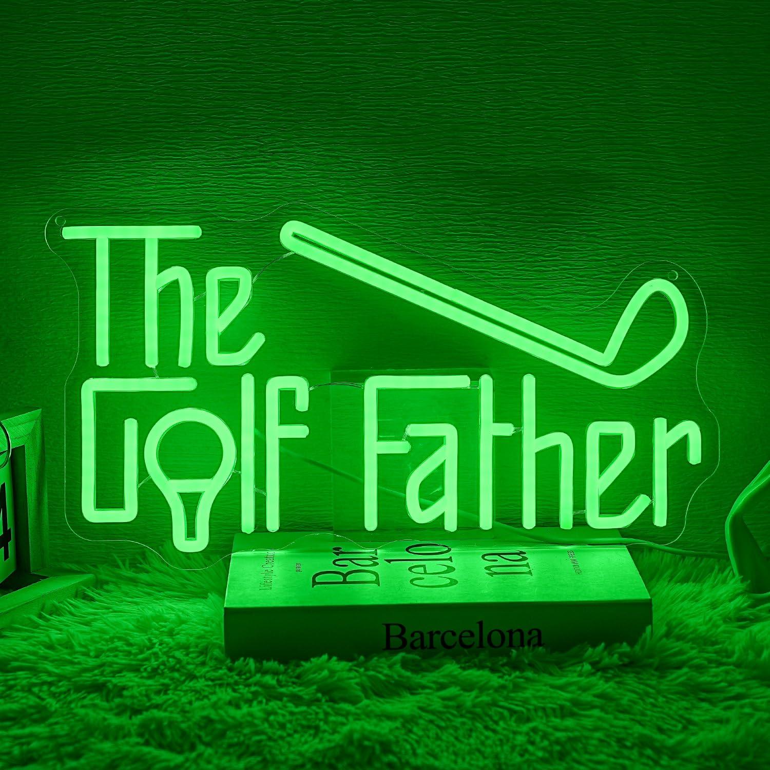 Lighting Decoration In Bedroom - The Golf Father Neon Sign USB