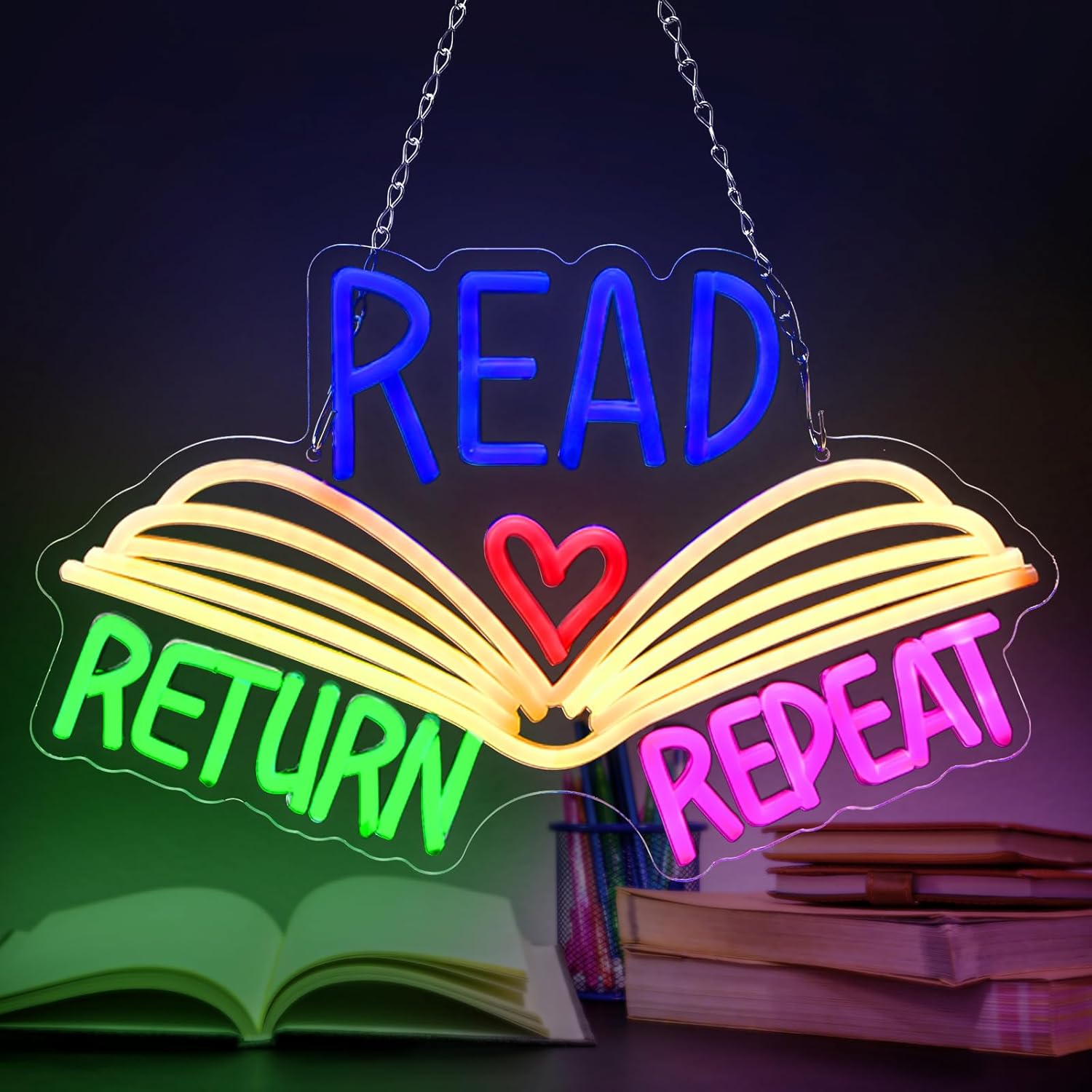 Decor Lighting Returns - LED Neon Sign Read Return Repeat