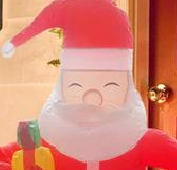 Lighting Decoration Stand - Inflatable Santa Claus Outdoor Holiday Decorations