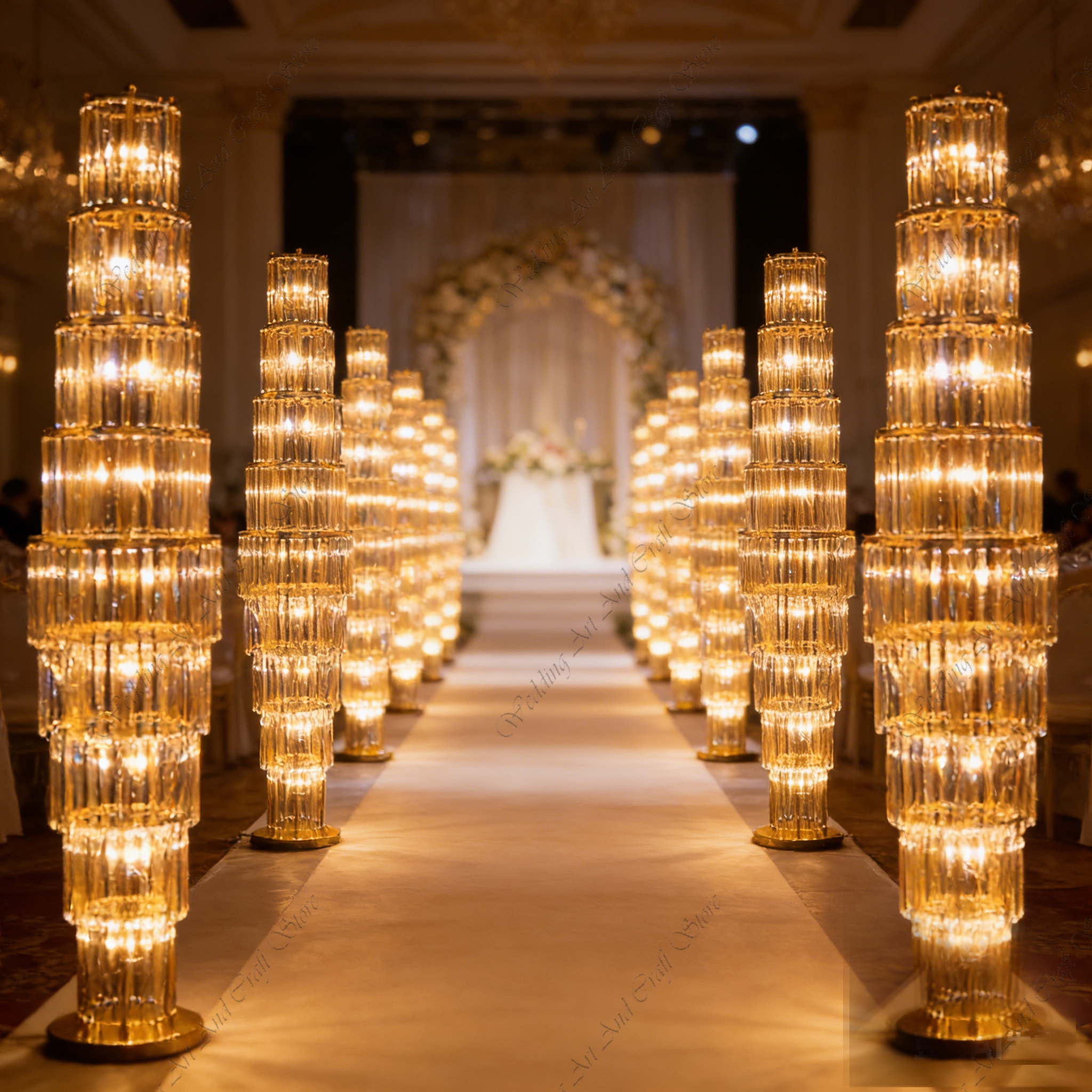 Lighting Decoration Stand - 2pc f30 Wedding Arch T-Stage Road