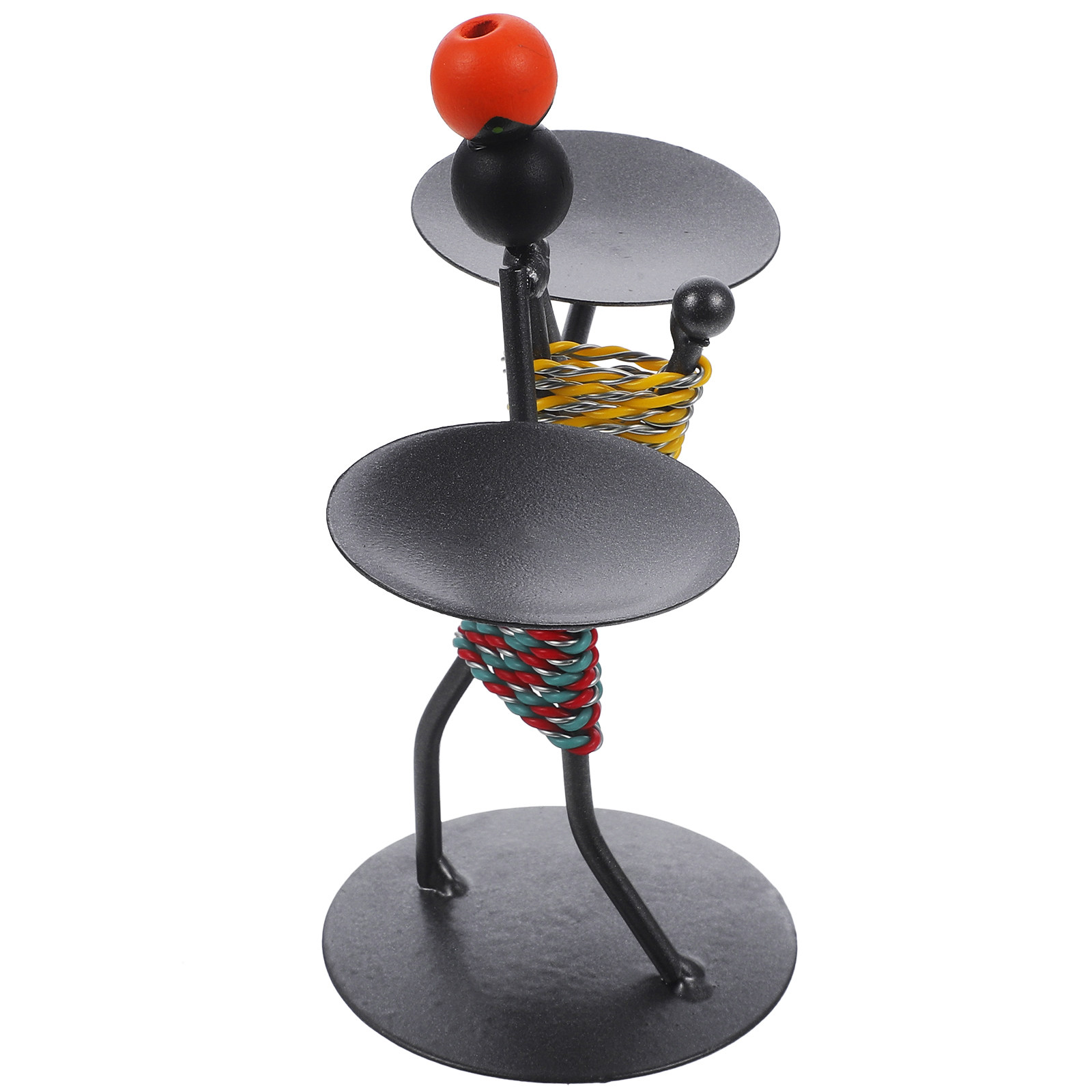 Lighting Decoration Stand - African Style Metal Craft Abstract Holder