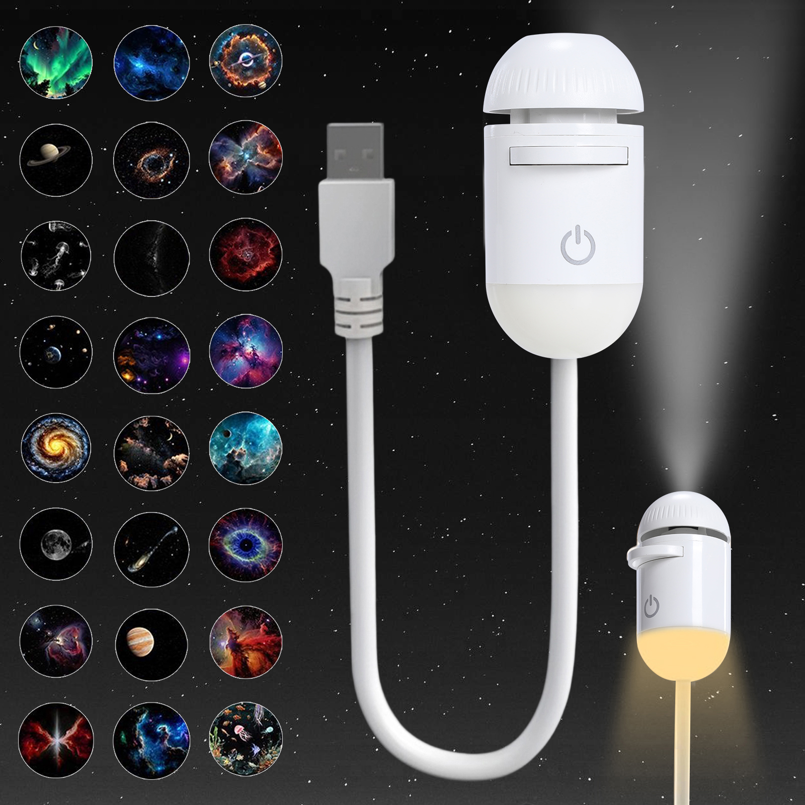 Star Projector Night - Galaxy Star Projector Night Light Starry