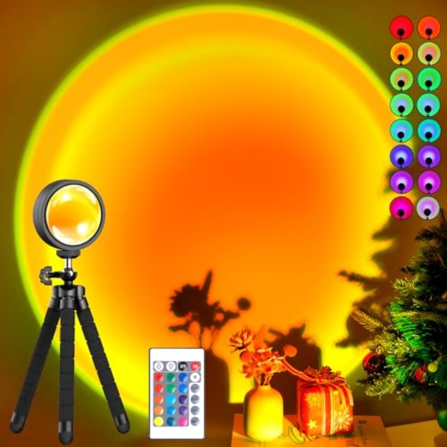 Lighting Decoration Stand - Lamp Projection Rotation LED Romantic Modern
