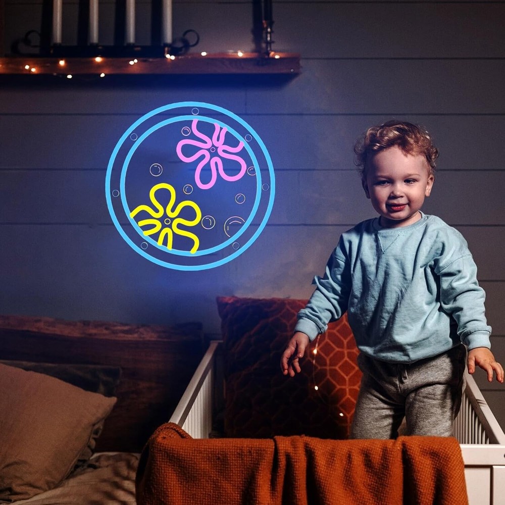 Anemone Neon Sign LED USB Dimm - Bathroom Lighting Decor Ideas のレビューと価格
