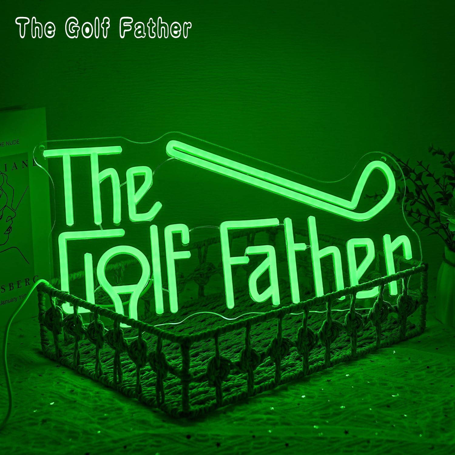 The Golf Father Neon Sign USB  - Lighting Decoration In Bedroom のレビューと価格