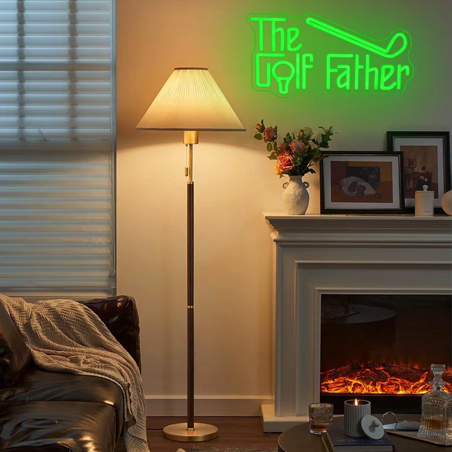 The Golf Father Neon Sign USB  - Lighting Decoration In Bedroom のレビューと価格