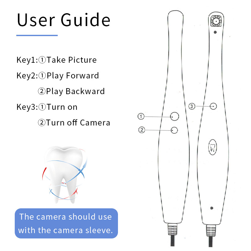 JUMTOP Dental Intraoral Camera - Lighting Visual のレビューと価格