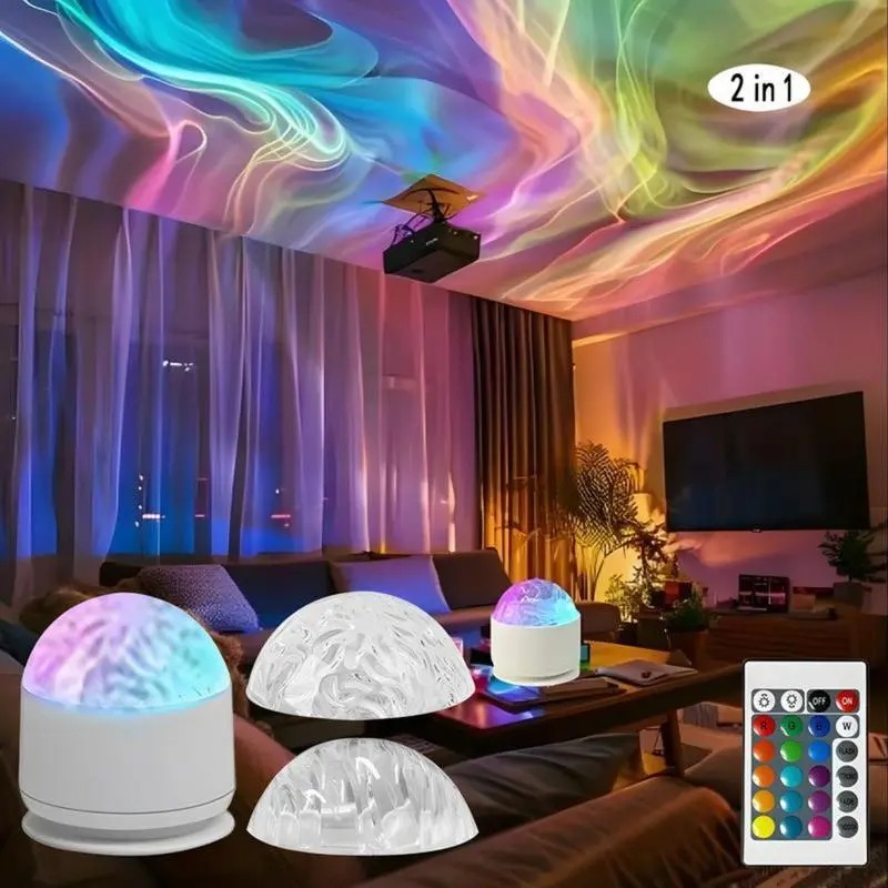 1pcs 2-in-1 Aurora Borealis &  - Bedroom Lighting Decor Ideas のレビューと価格
