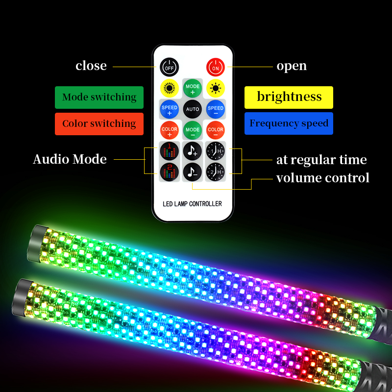 2FT RGB Flagpole Light LED Whi - Decor Kart Lighting のレビューと価格