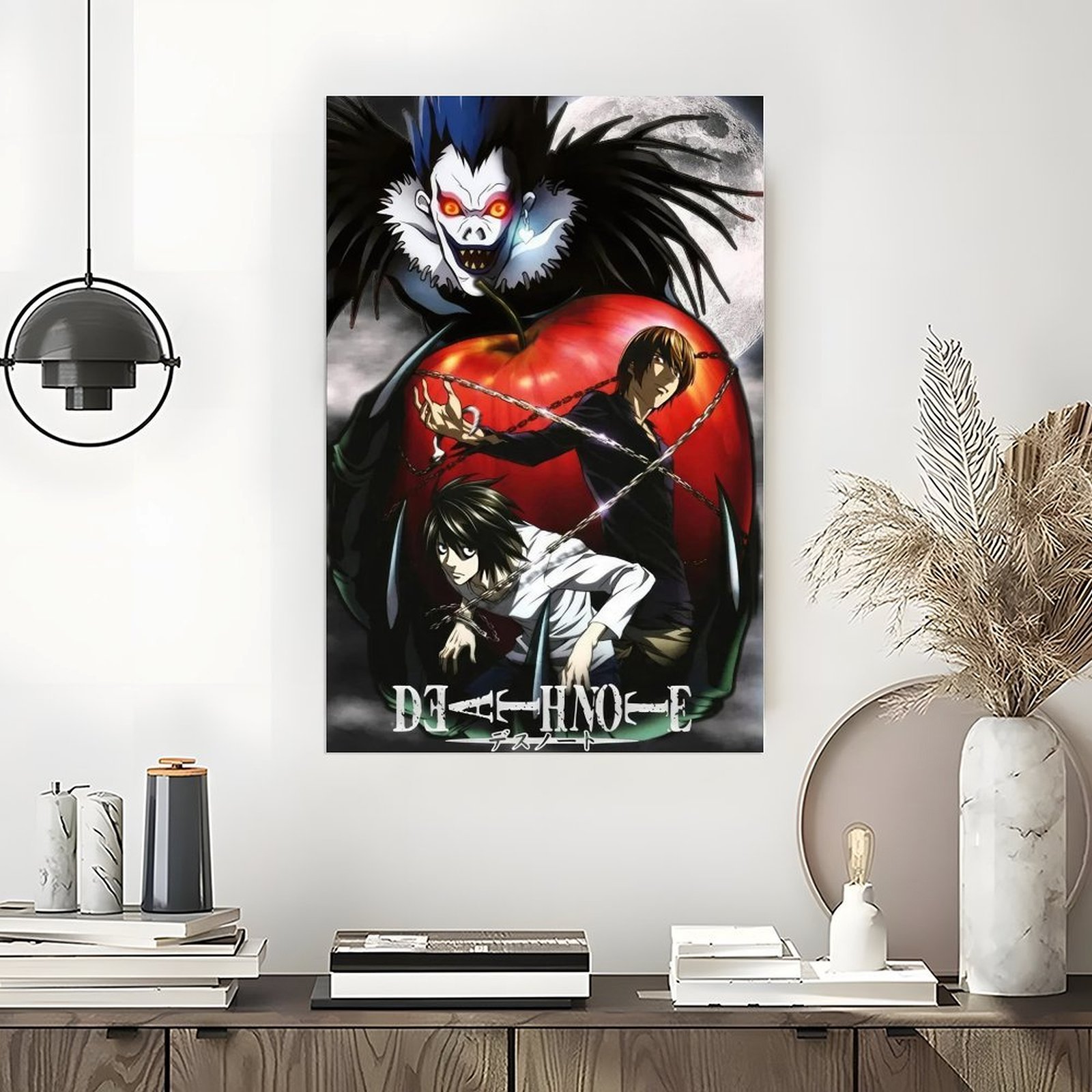 Death Note Anime Poster Ryuk L - Bathroom Lighting Decor Ideas のレビューと価格
