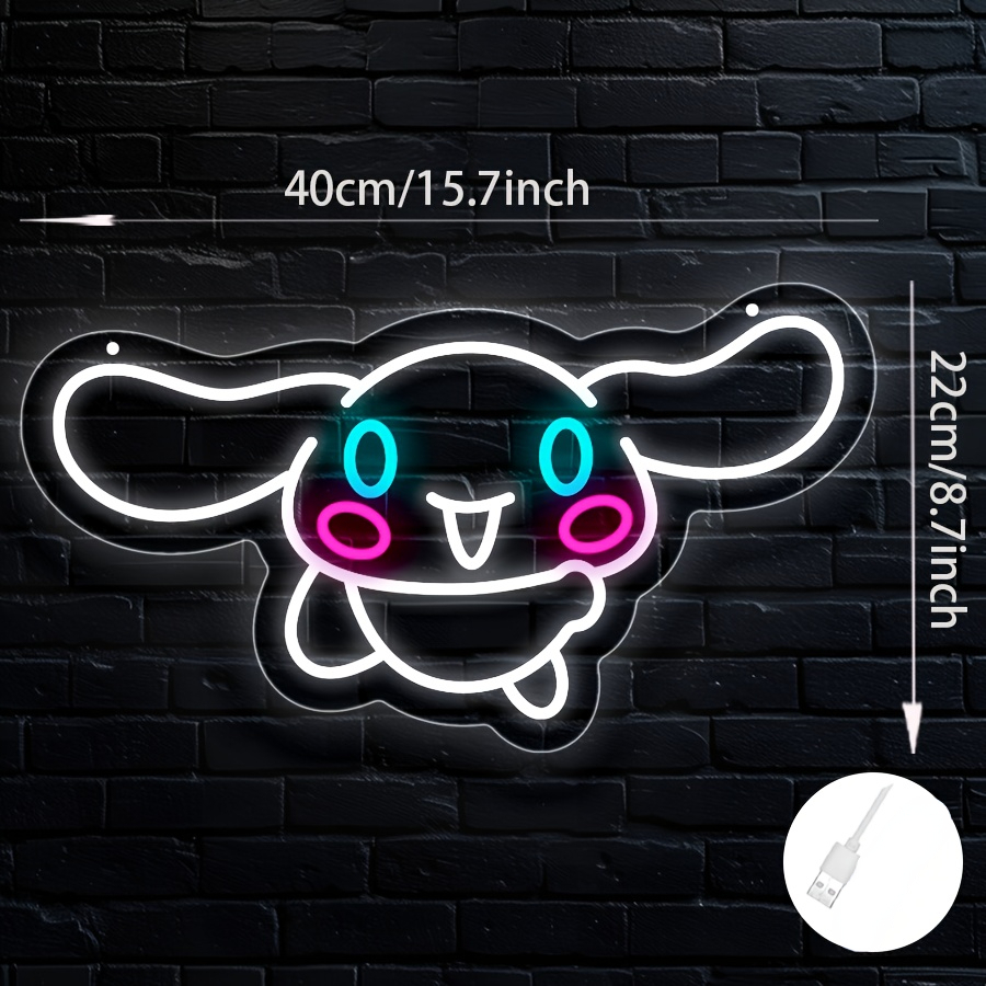 Cute Rabbit Neon Light Sign US - Bedroom Lighting Decor Ideas のレビューと価格