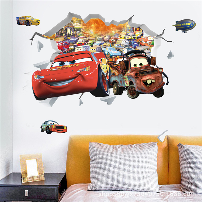 3D Cartoon Car Lighting McQuee - Lighting Mcqueen Wall Decor のレビューと価格