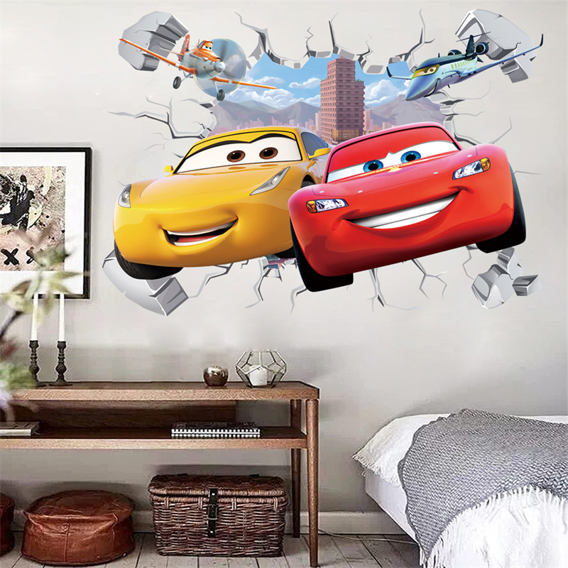 3D Cartoon Car Lighting McQuee - Lighting Mcqueen Wall Decor のレビューと価格