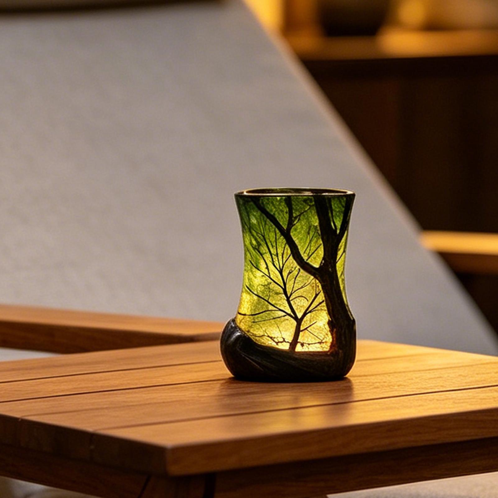 Bedside Table Lamp Forest Nigh - Lighting Decoration In Bedroom のレビューと価格