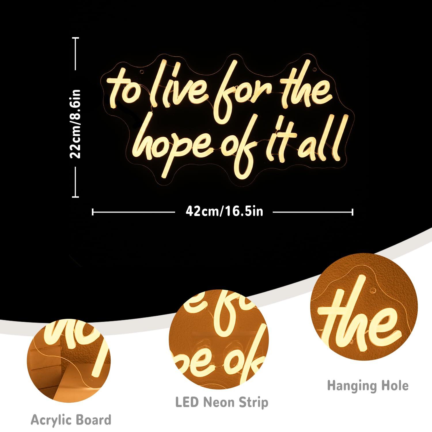 To Live For The Hope Of It All - Lighting Decoration In Bedroom のレビューと価格