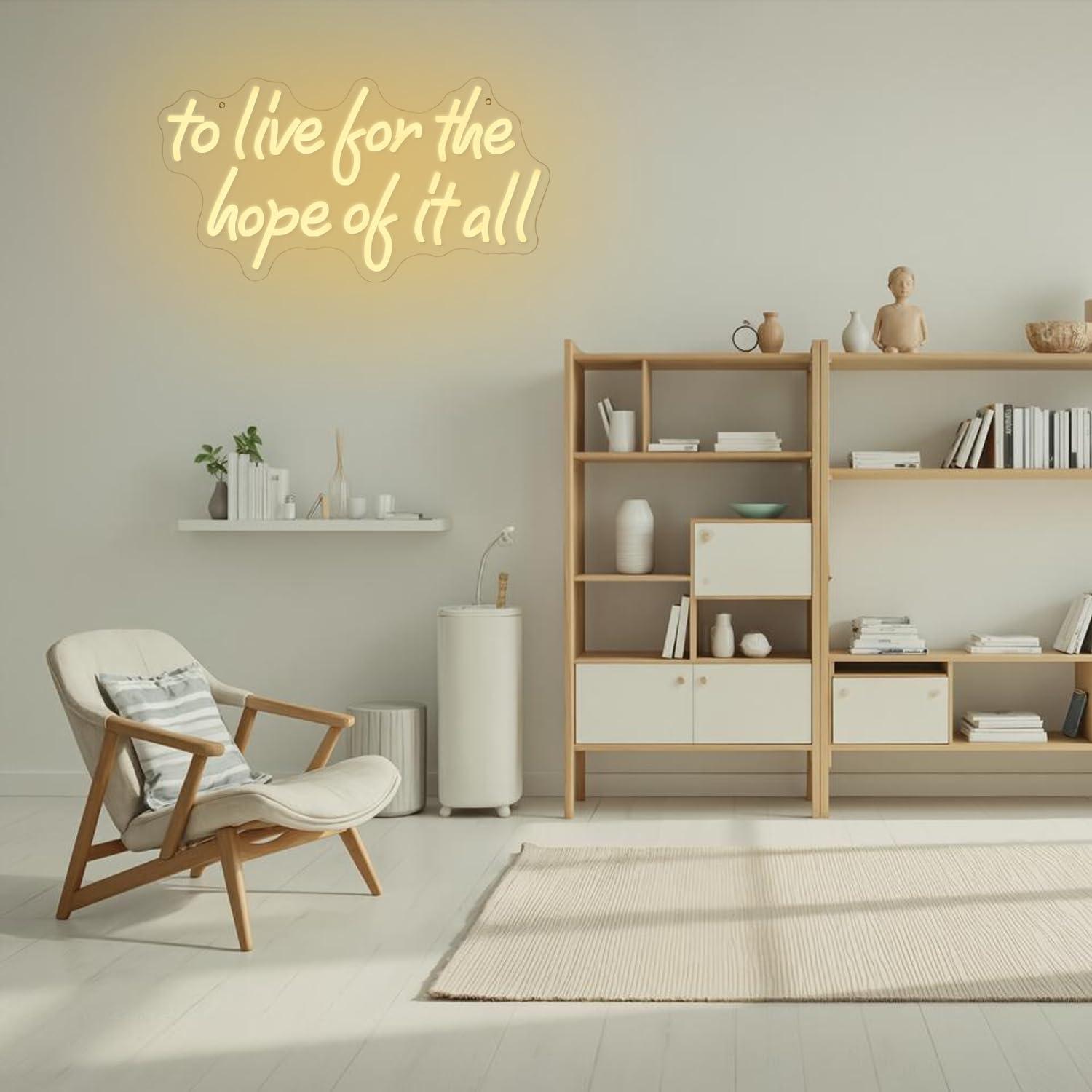 To Live For The Hope Of It All - Lighting Decoration In Bedroom のレビューと価格