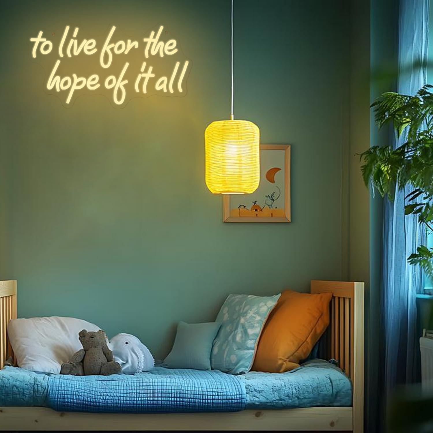 To Live For The Hope Of It All - Lighting Decoration In Bedroom のレビューと価格