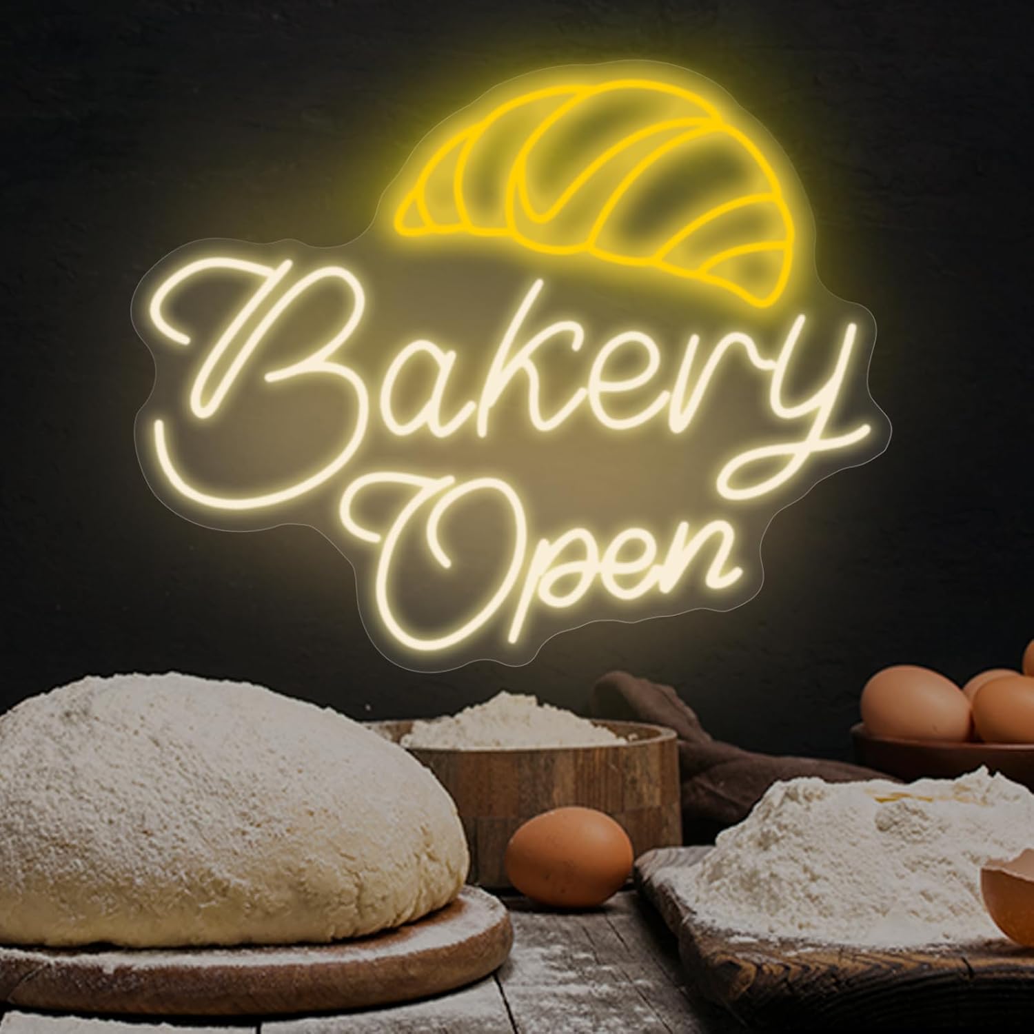 Bakery Open Neon Lights, Perfe - Bathroom Lighting Decor Ideas のレビューと価格