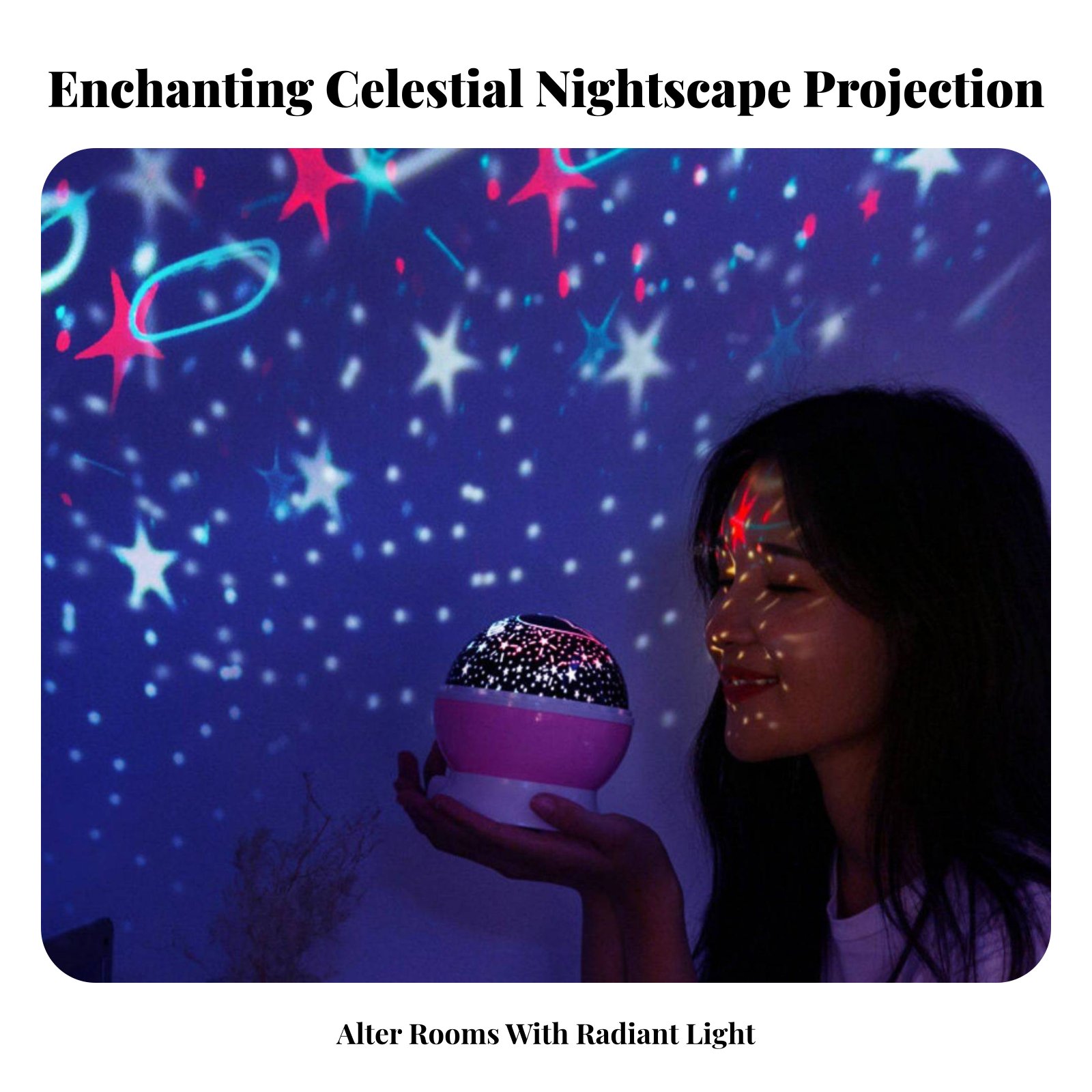 Galaxy Projection Device Celes - Lighting Decoration In Bedroom のレビューと価格