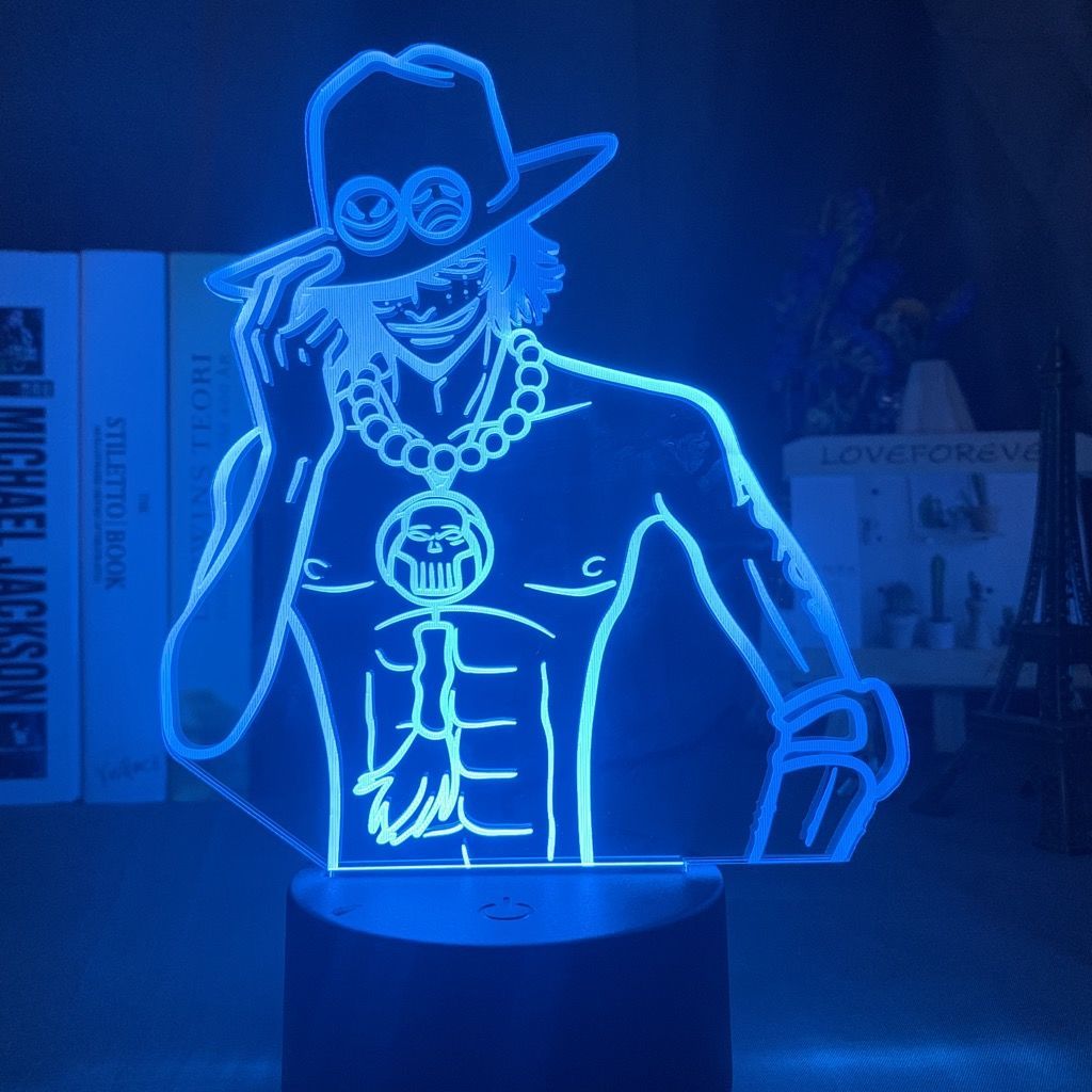 One Piece Ace Anime Cartoon Cu - Lighting Decoration Stand のレビューと価格