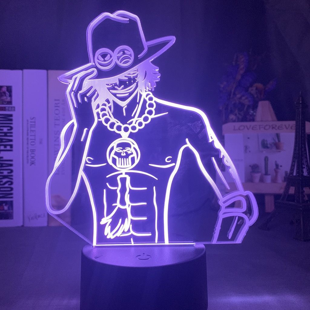 One Piece Ace Anime Cartoon Cu - Lighting Decoration Stand のレビューと価格