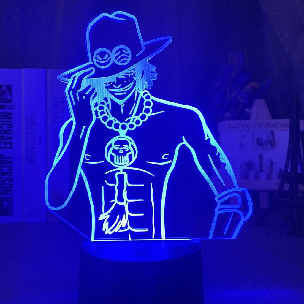 One Piece Ace Anime Cartoon Cu - Lighting Decoration Stand のレビューと価格