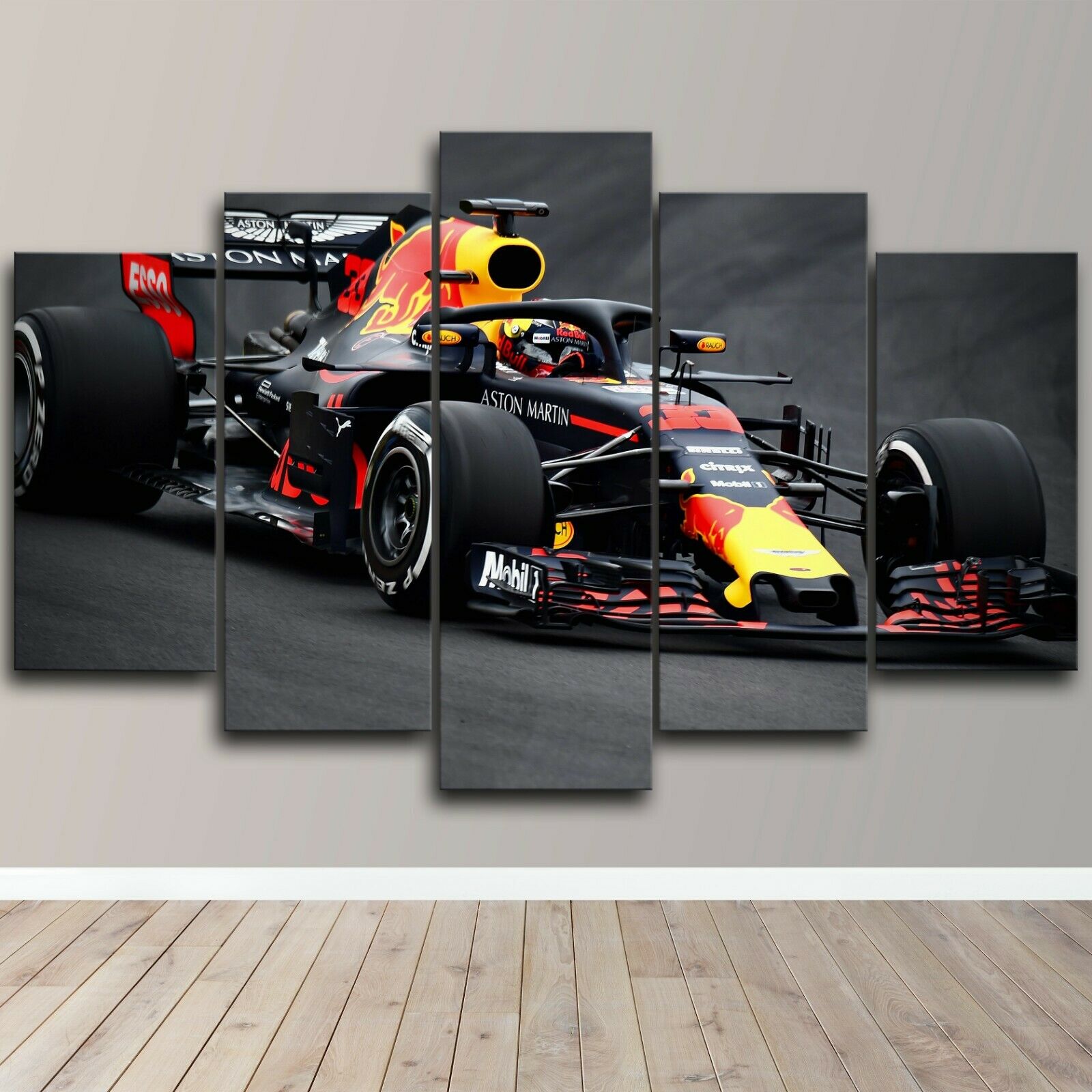 5 Pieces Wall Art Canvas Racin - Lighting Mcqueen Wall Decor のレビューと価格