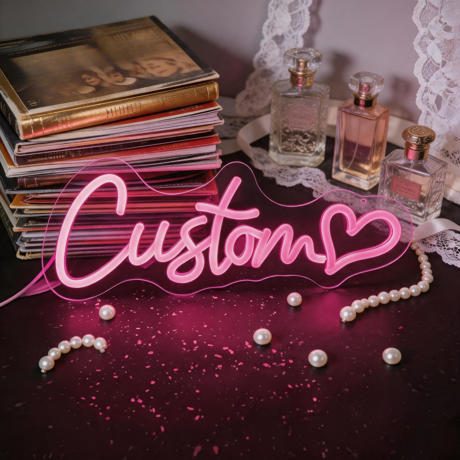 Custom LED Personalized Neon S - Lighting Christmas Decor のレビューと価格