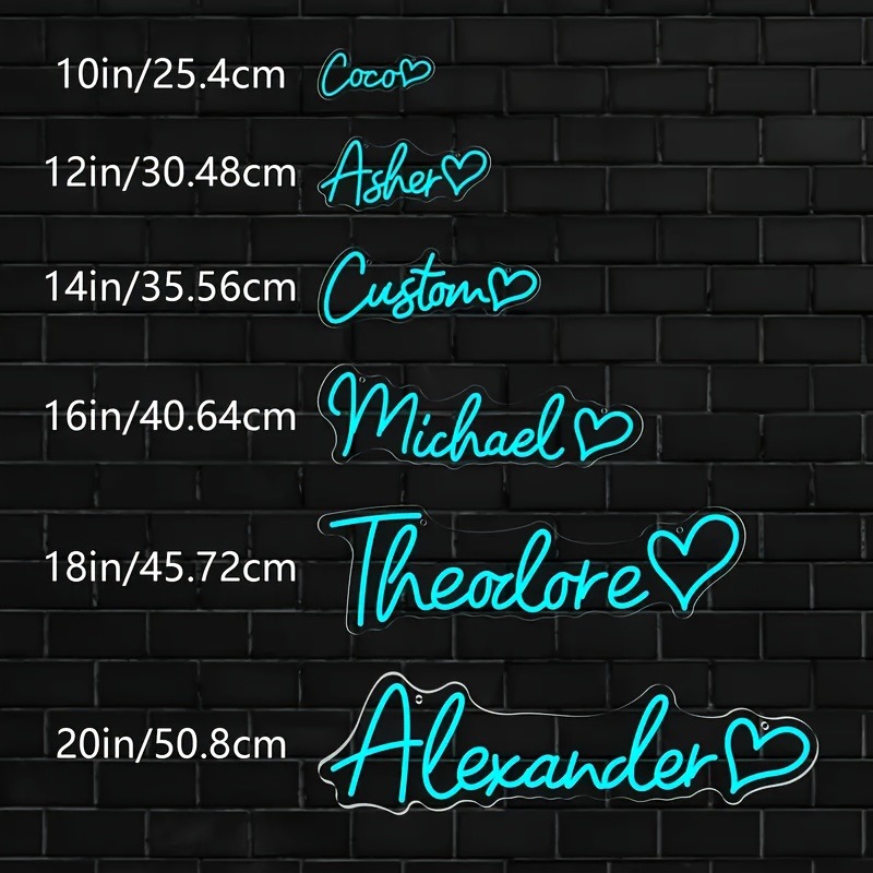 Custom LED Personalized Neon S - Lighting Christmas Decor のレビューと価格