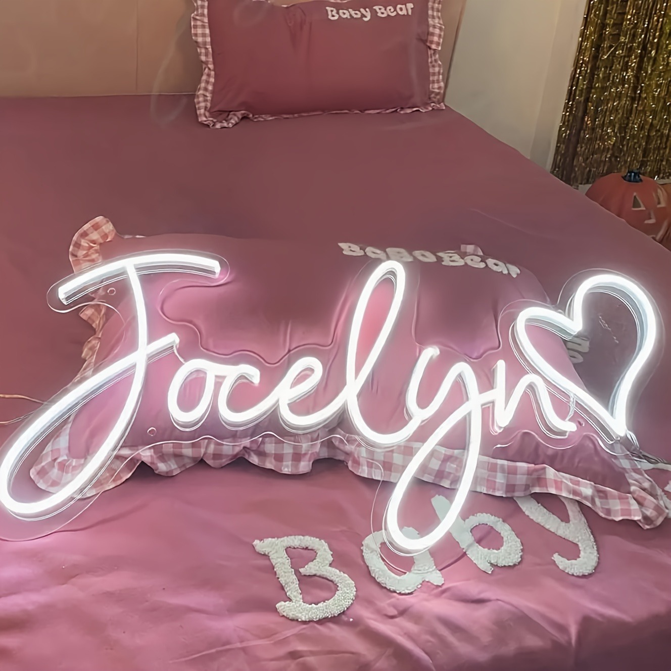 Custom LED Personalized Neon S - Lighting Christmas Decor のレビューと価格