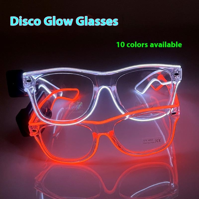 LED Glasses Transparent Frame  - Lighting Visual のレビューと価格