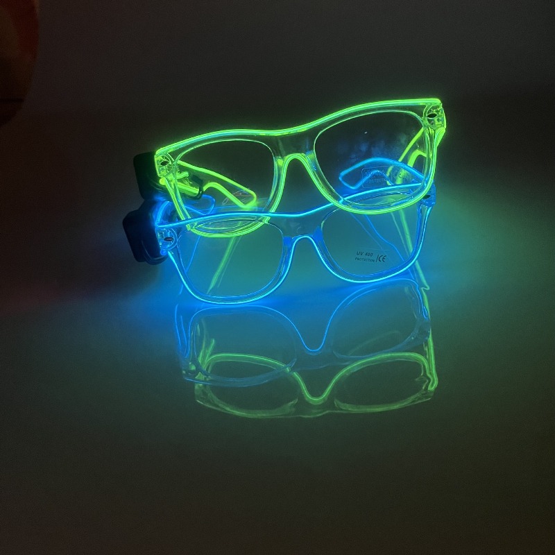 LED Glasses Transparent Frame  - Lighting Visual のレビューと価格