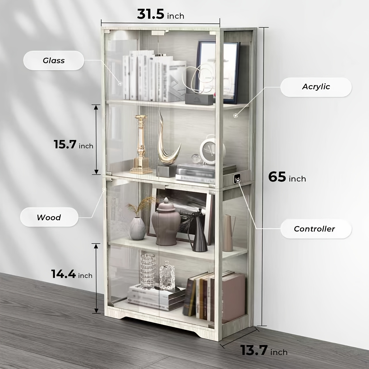 Glass Display Cases with Human - Lighting & Home Decor Studio のレビューと価格