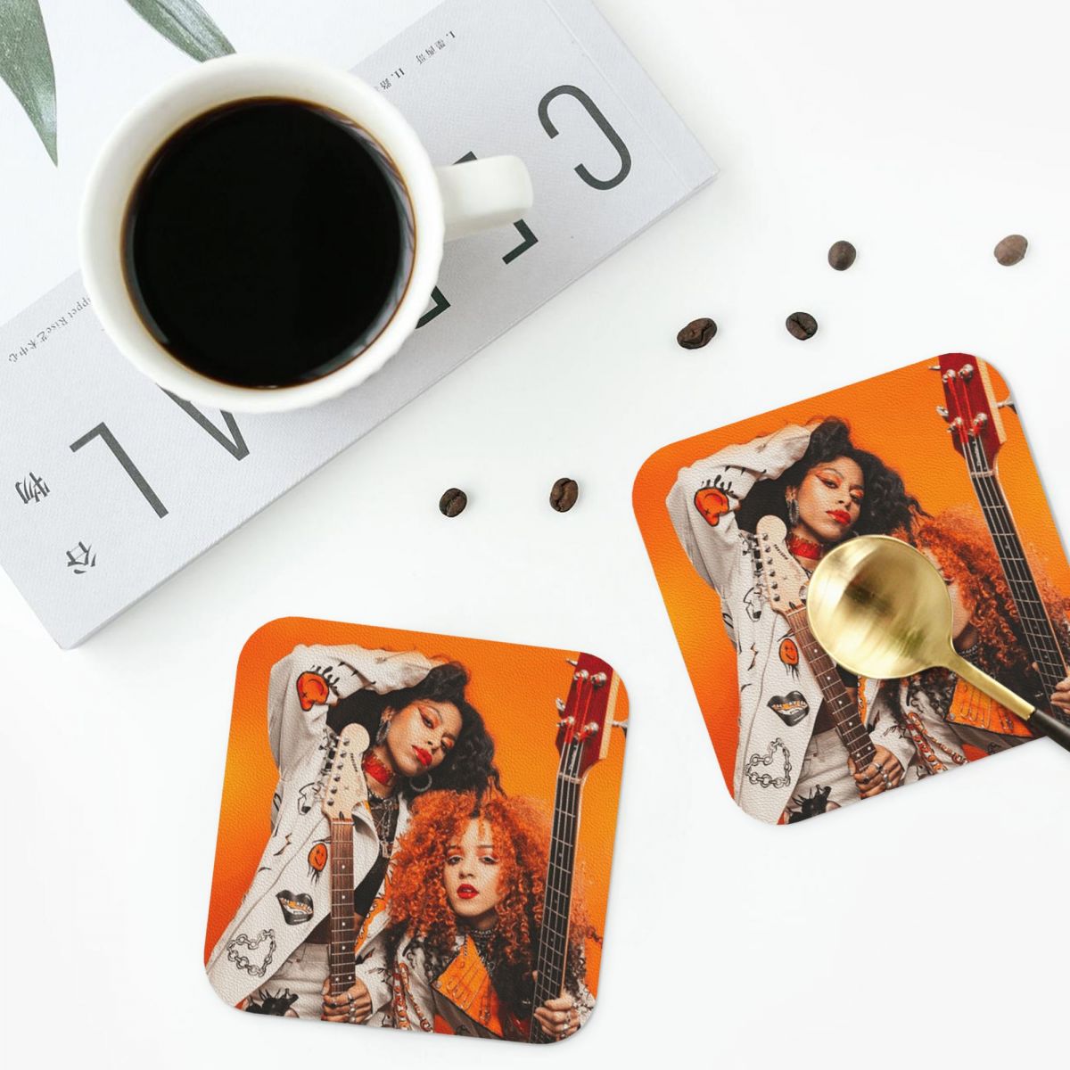 Nova Twins Coasters PVC Leathe - Nova Decor & Lighting Julestjerne のレビューと価格