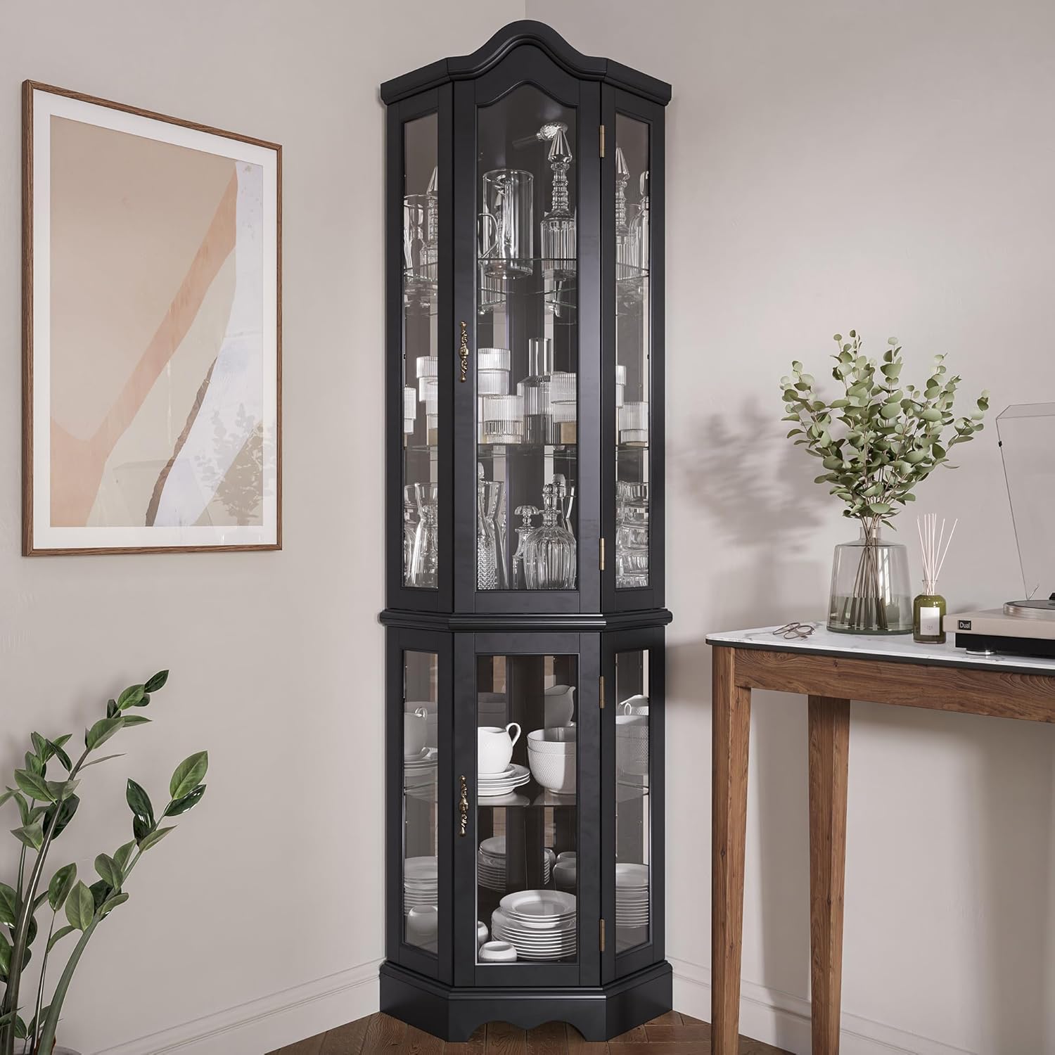 Lighted 3-Side Glass Display C - Lighting & Home Decor Studio のレビューと価格