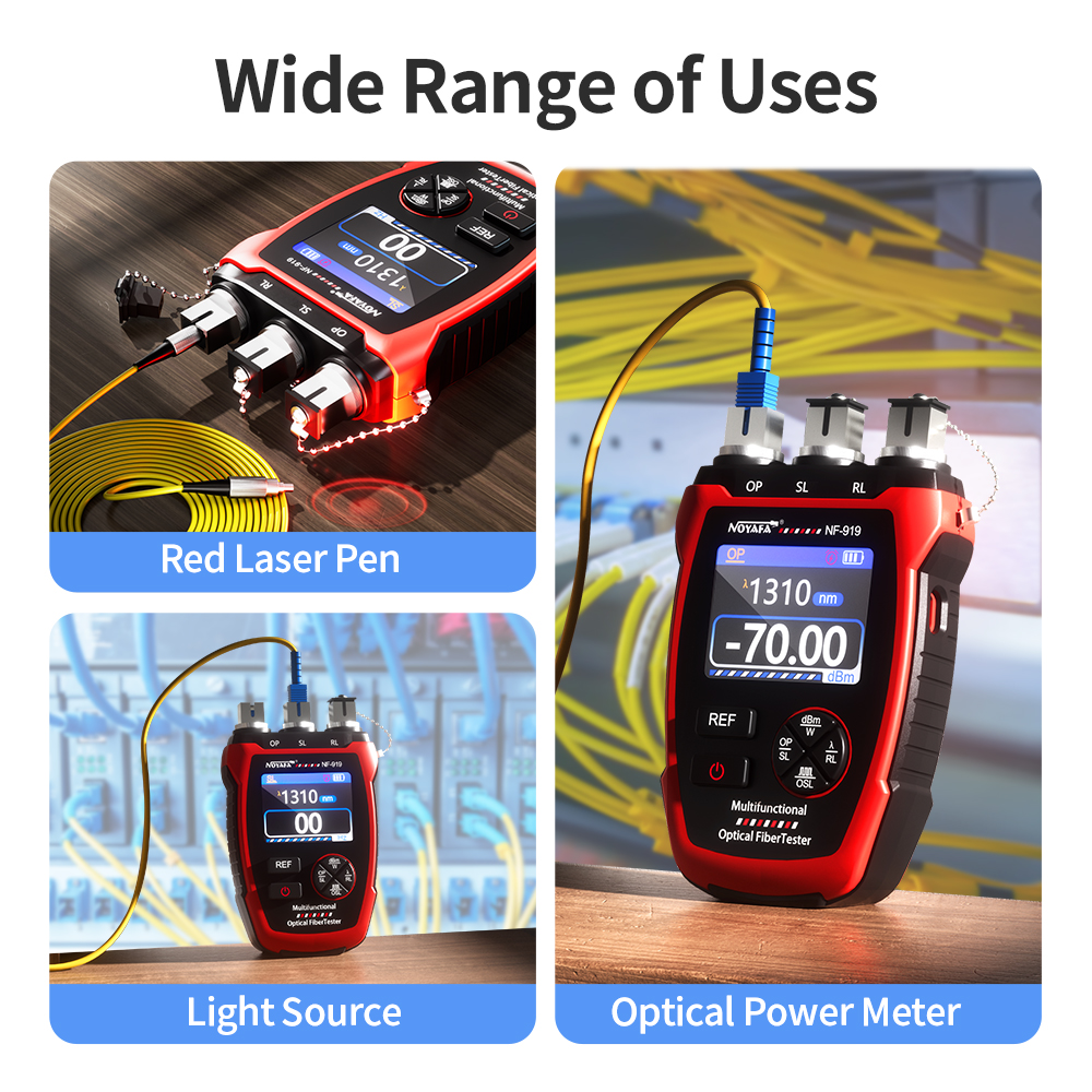 NOYAFA Fiber Optic Tester NF-9 - Lighting Visual のレビューと価格