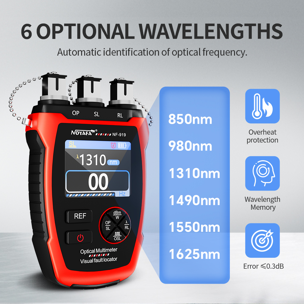 NOYAFA Fiber Optic Tester NF-9 - Lighting Visual のレビューと価格
