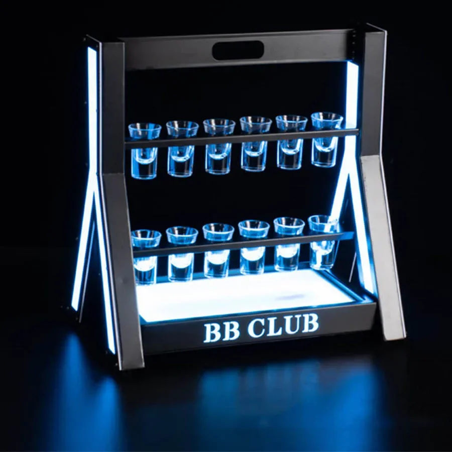 Rechargeable LED Shot Glass Di - Lighting Decoration Stand のレビューと価格