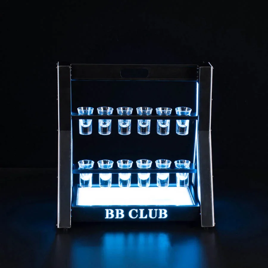 Rechargeable LED Shot Glass Di - Lighting Decoration Stand のレビューと価格