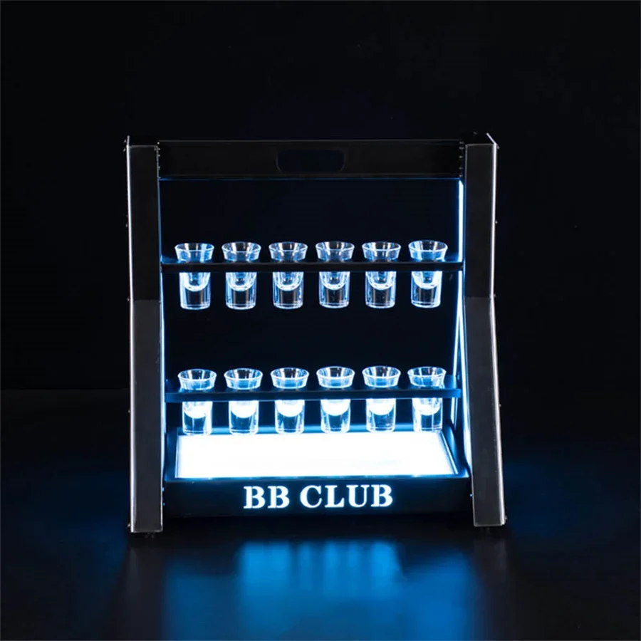 Rechargeable LED Shot Glass Di - Lighting Decoration Stand のレビューと価格