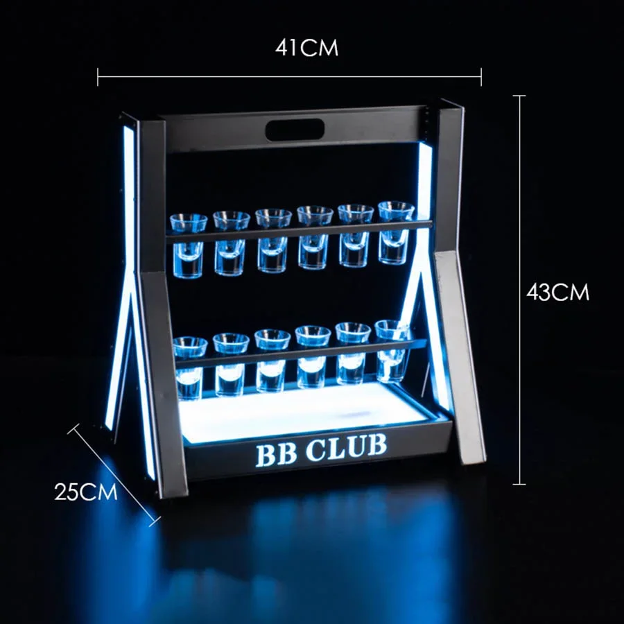 Rechargeable LED Shot Glass Di - Lighting Decoration Stand のレビューと価格