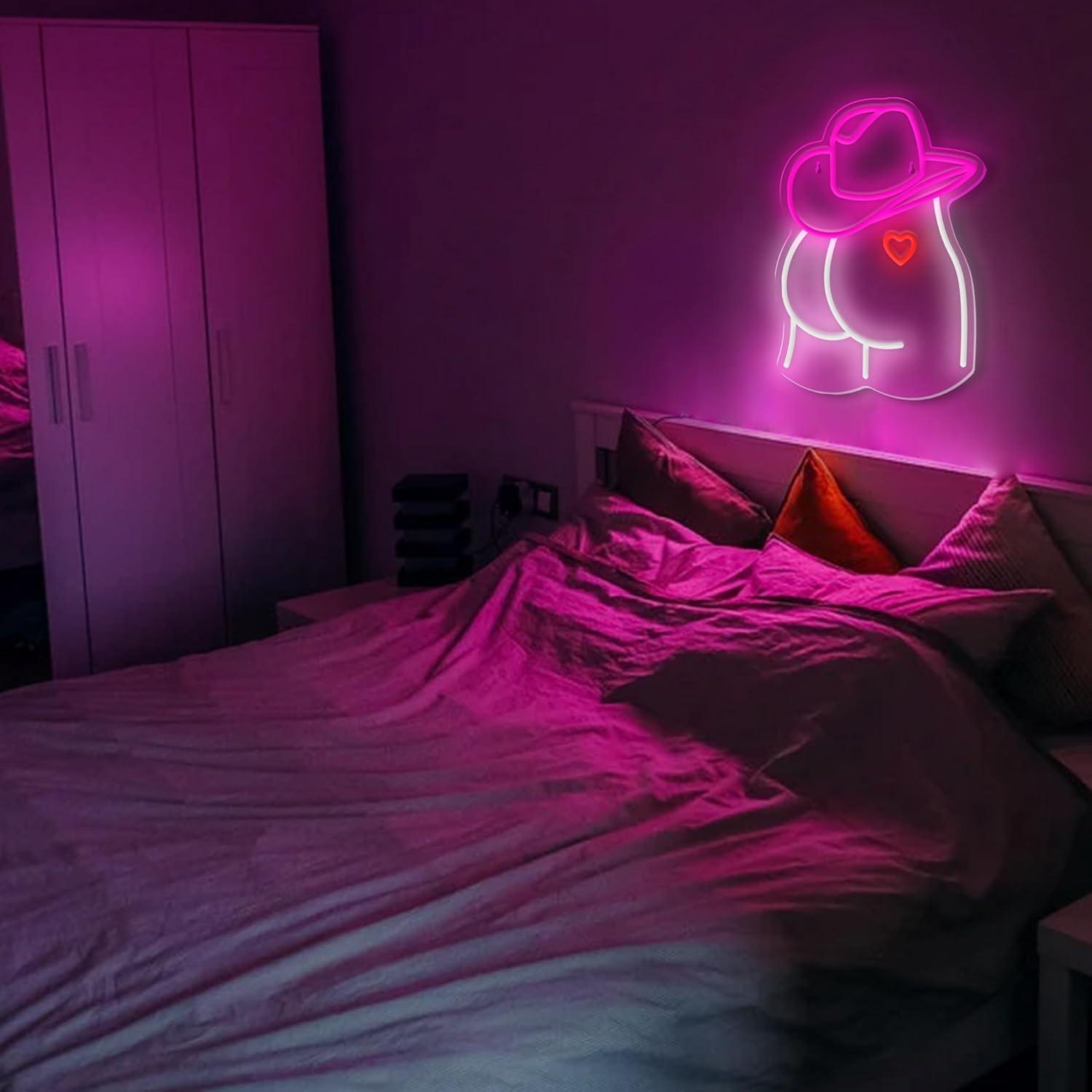 Cowgirl Neon Sign Dimmable LED - Lighting Christmas Decor のレビューと価格