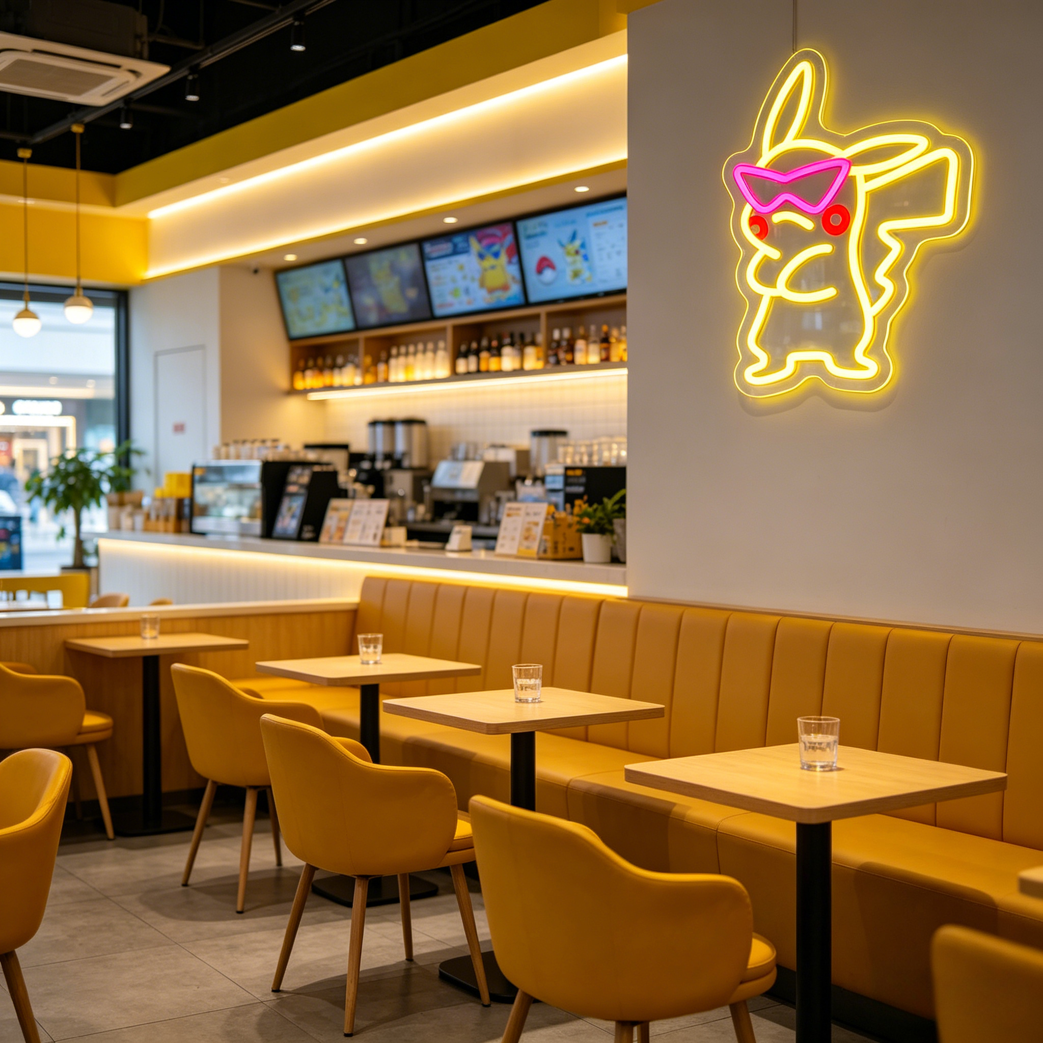 Anime Pink Sunglasses Pikachu  - Bedroom Lighting Decor Ideas のレビューと価格