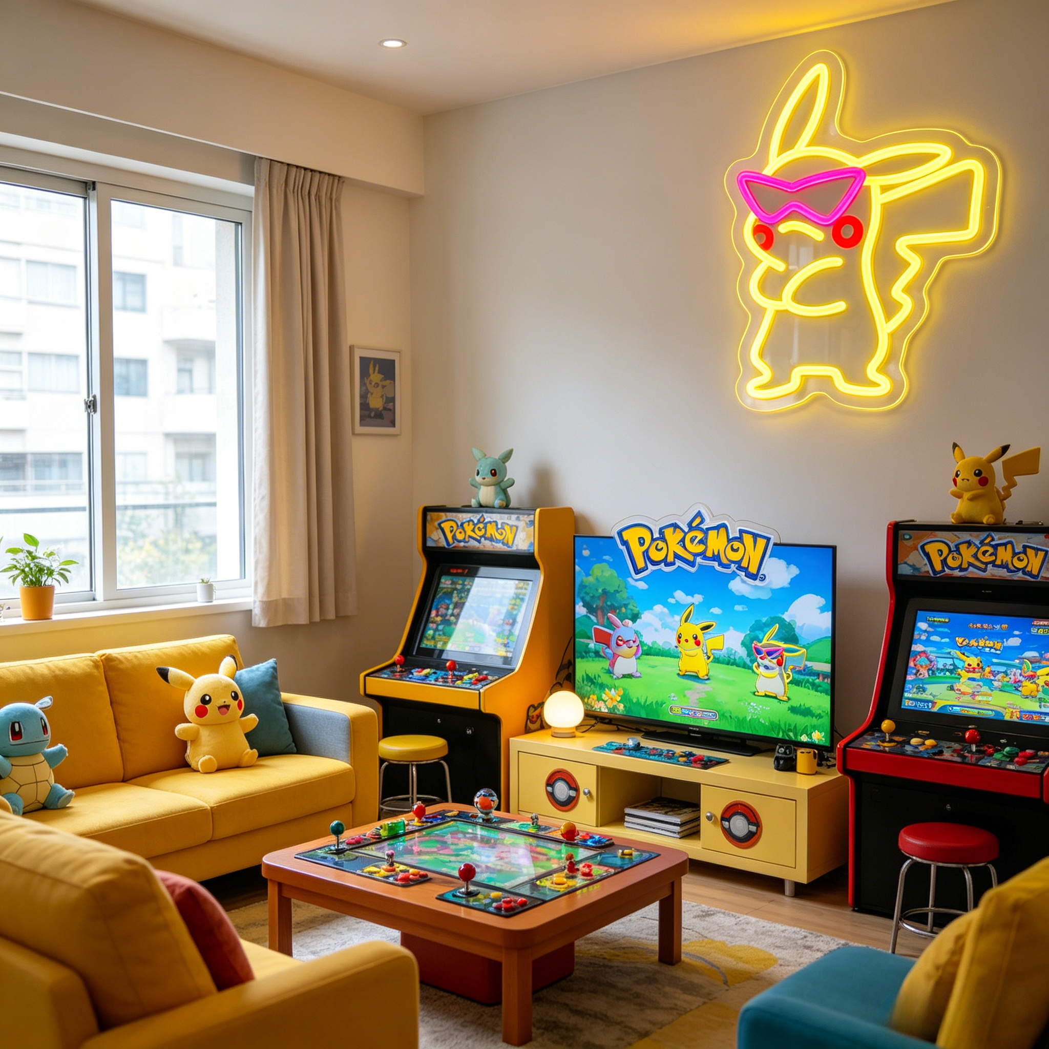Anime Pink Sunglasses Pikachu  - Bedroom Lighting Decor Ideas のレビューと価格