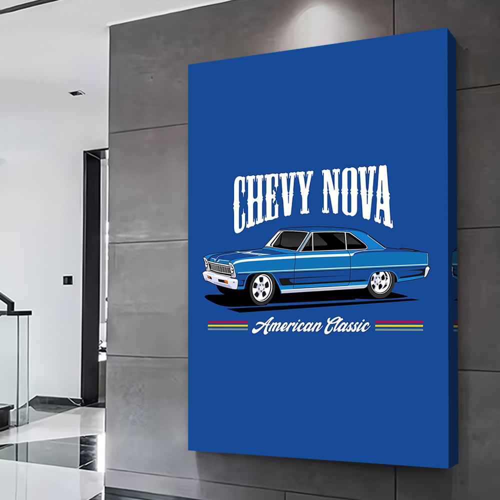 Chevy Nova Classic Cars Printi - Nova Decor & Lighting Julestjerne のレビューと価格