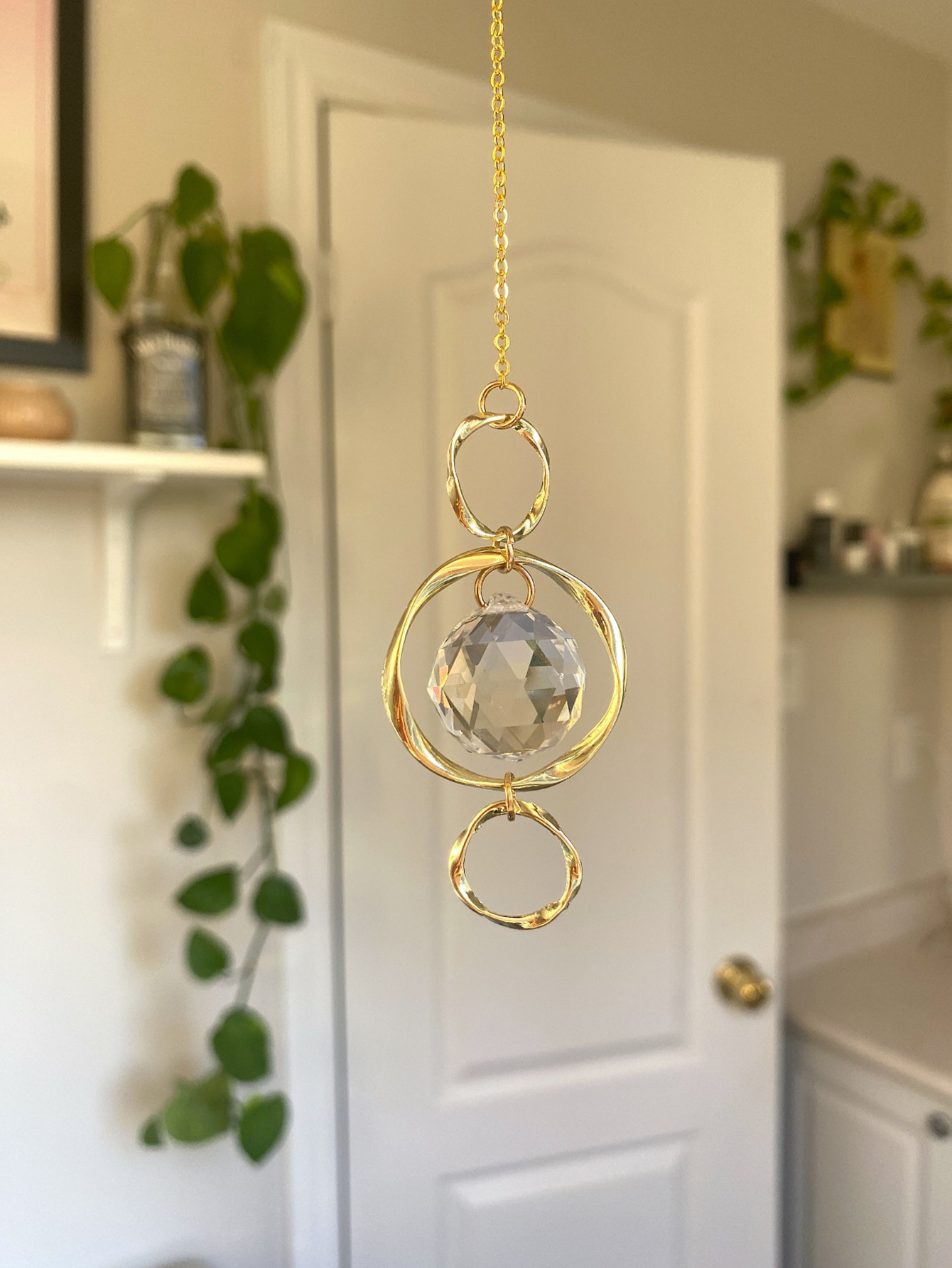 Crystal Suncatcher Hanging Dec - Lighting Jockey のレビューと価格