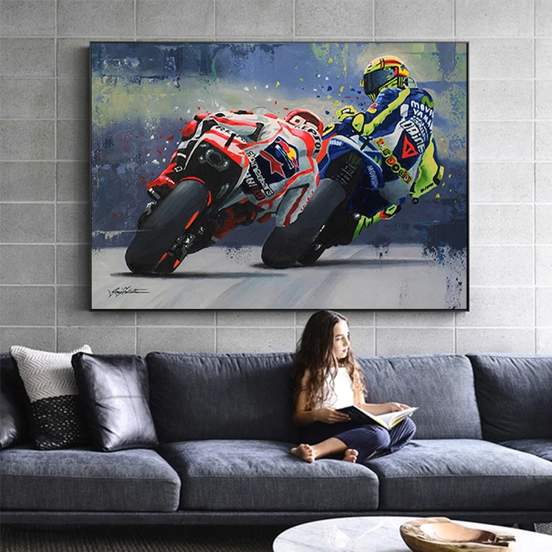 Abstract Oil Painting Poster M - Lighting Mcqueen Wall Decor のレビューと価格