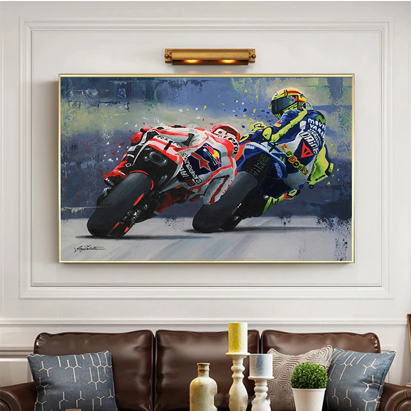 Abstract Oil Painting Poster M - Lighting Mcqueen Wall Decor のレビューと価格