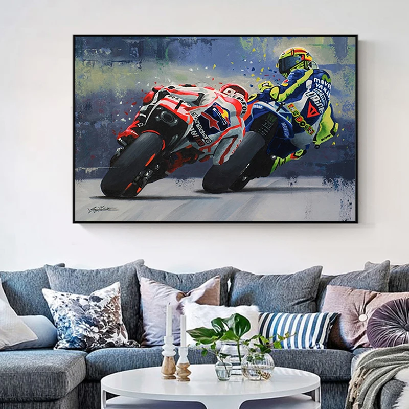 Abstract Oil Painting Poster M - Lighting Mcqueen Wall Decor のレビューと価格