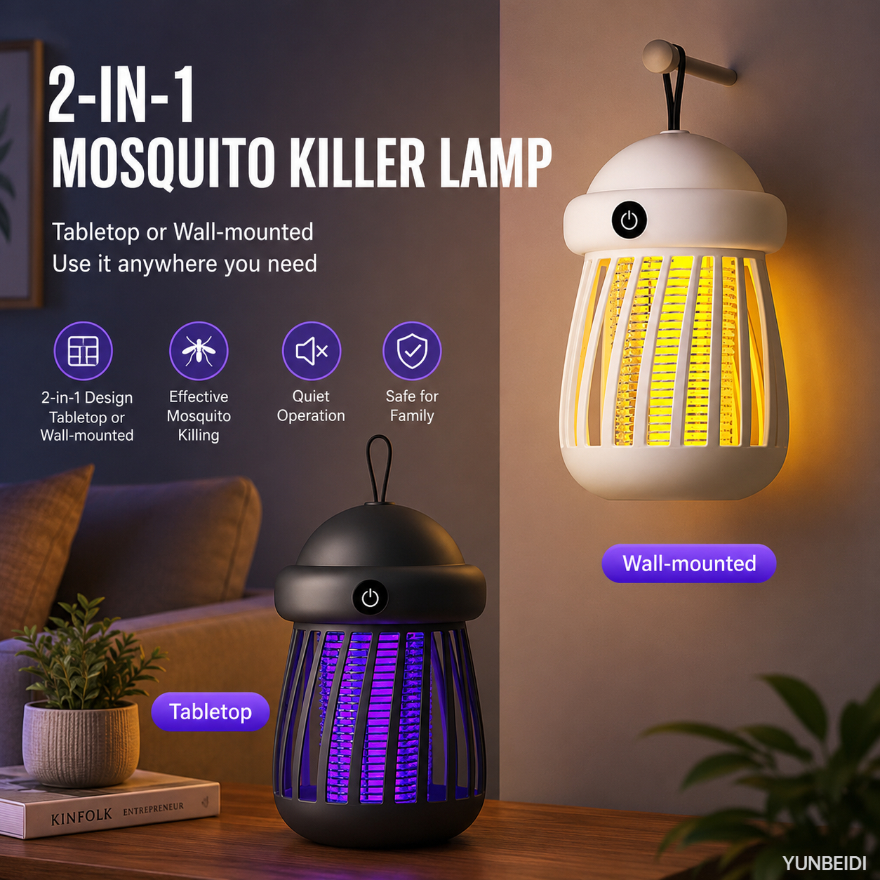 Mosquito Killer 2-in-1 UV Lamp - Lighting Jockey のレビューと価格